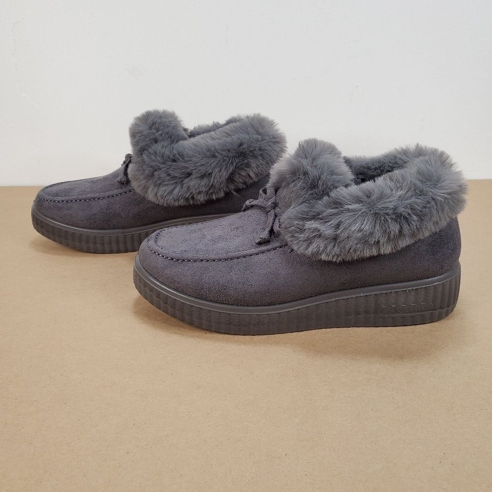 RXFSP Faux Fur Lining Snow Boot